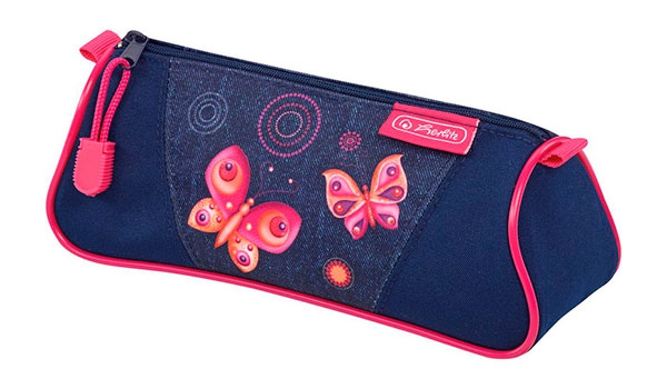 Herlitz Пенал-косметичка TRIANGULAR Butterfly Dreams
