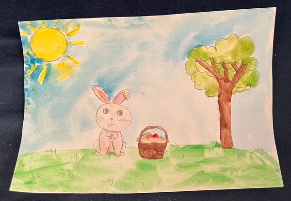 Конкурс рисунков на обложку книги: Удивительное путешествие кролика Эдварда, Сидоренко Злата, 8 лет