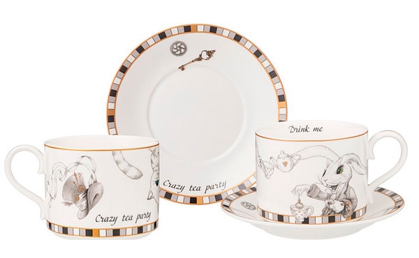 Новогодняя праздничная посуда: чайный набор Wonderland от LEFARD