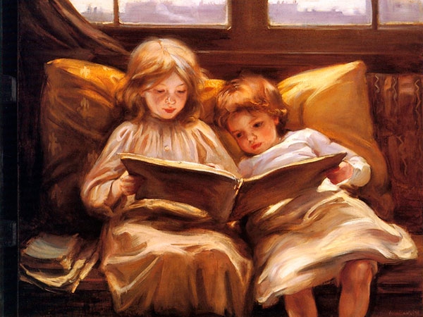 Дети читают книги