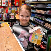 Детские мастер-классы январь 2024г, Пряничный домик