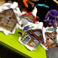 Детские мастер-классы январь 2024г, Чудо-домики