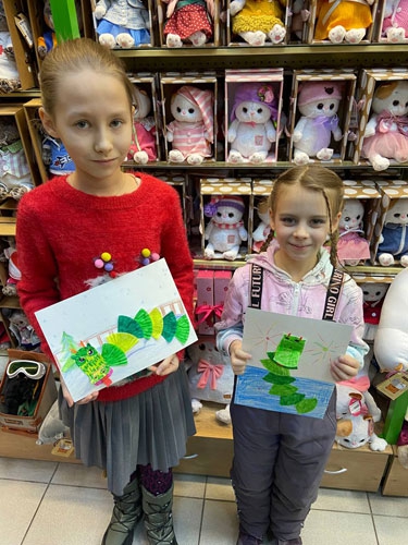 Детские мастер-классы январь 2024г, Символ года Дракоша