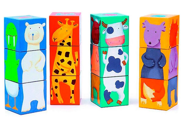 Кубики для малышей Djeco Животные