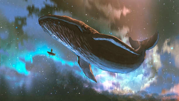Огромный кит