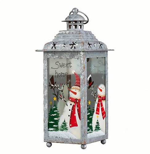 Декоративный винтажный фонарь "Рождество в Провансе"