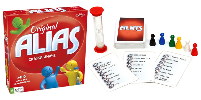 Настольная карточная игра ALIAS Скажи иначе
