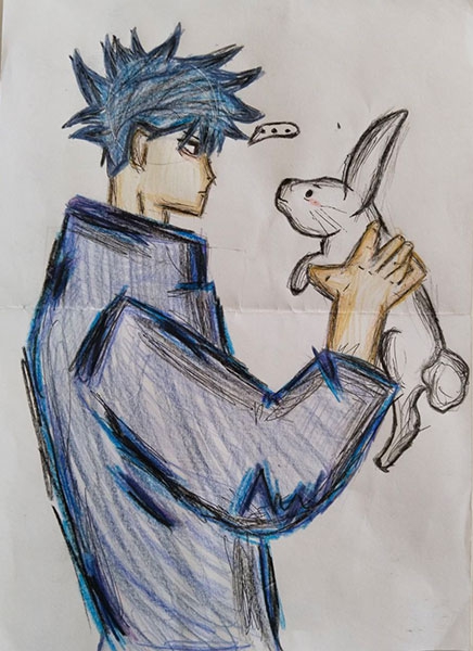 Конкурс нарисуй кролика в стиле, Сунина Виолетта