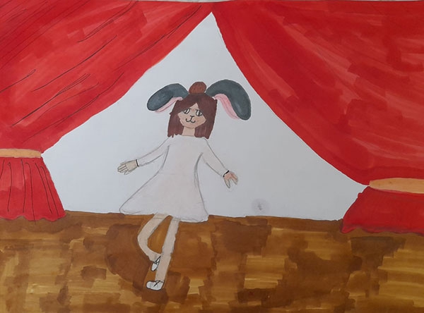 Конкурс нарисуй кролика в стиле аниме Чулкова-Полина