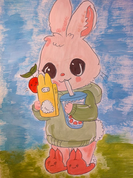 Конкурс нарисуй кролика в стиле Крутихина Лиза