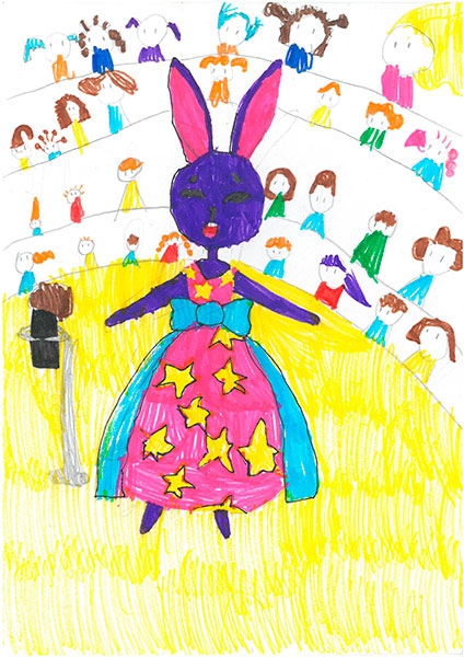 Конкурс нарисуй кролика в стилпе аниме МАЛОФЕЕВА-ВЛАДА