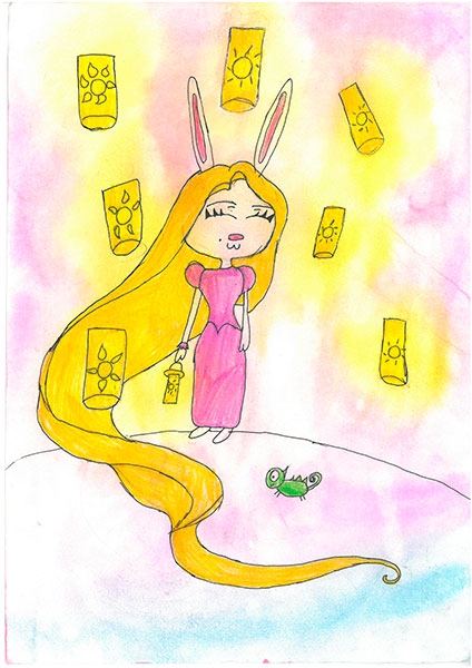 Конкурс нарисуй кролика в стиле, Рычагова Дарина