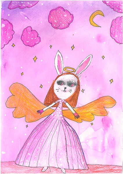 Конкурс нарисуй кролика в стиле аниме, Тюгаева Марья