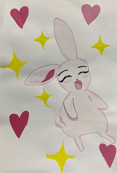 Конкурс нарисуй кролика в стиле, Элина Бауэр