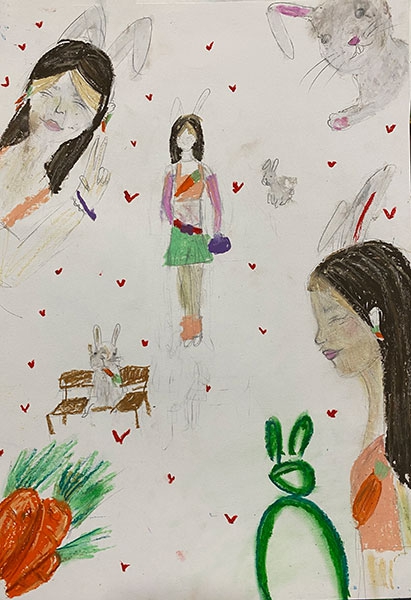 Конкурс нарисуй кролика в стиле, Бопп Саша