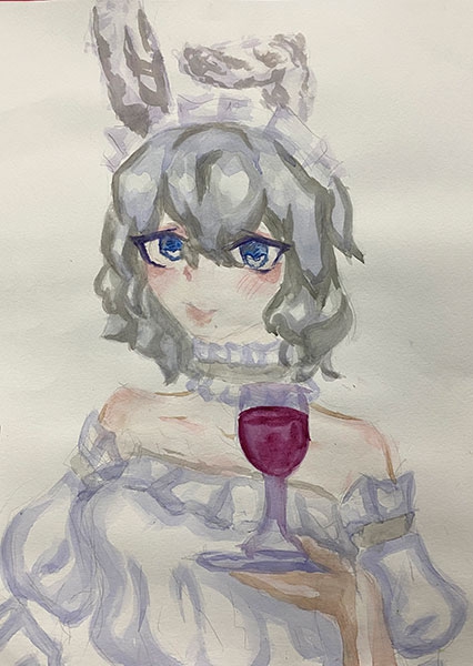 Конкурс нарисуй кролика в стиле, Борисова Анна