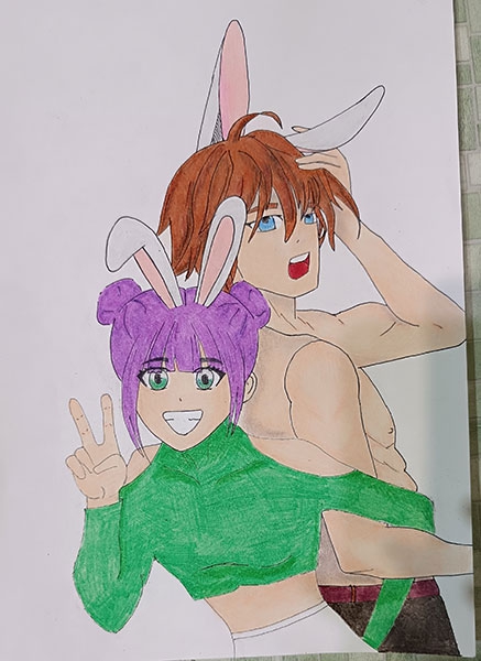 Конкурс нарисуй кролика в стиле Иванова Татьяна