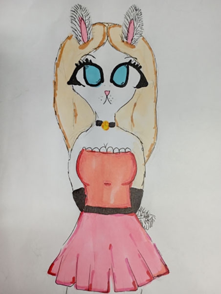 Конкурс нарисуй кролика в стиле аниме, Керпчар Ульяна