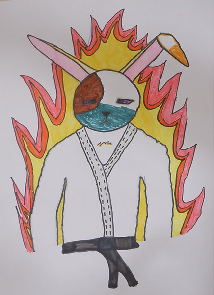 Конкурс нарисуй кролика в стиле, Харитонова Майя