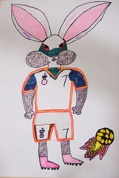 Конкурс нарисуй кролика в стиле, Харлинский