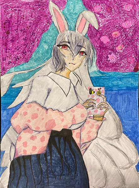 Конкурс нарисуй кролика в стиле, Космынина Яна