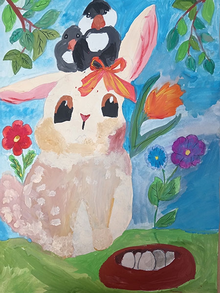 Конкурс нарисуй кролика в стиле, Костромин Иван