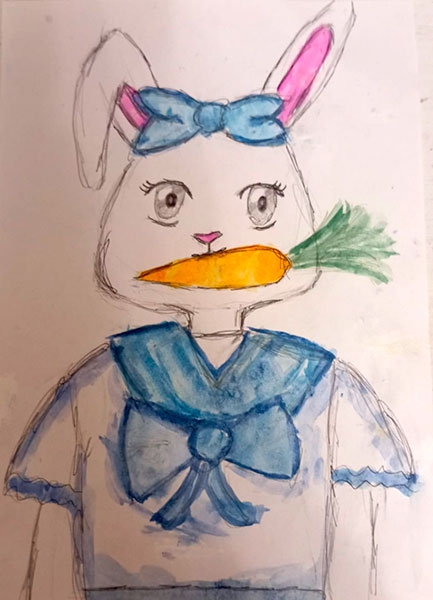 Конкурс нарисуй кролика в стиле аниме, Куприянова Виктория