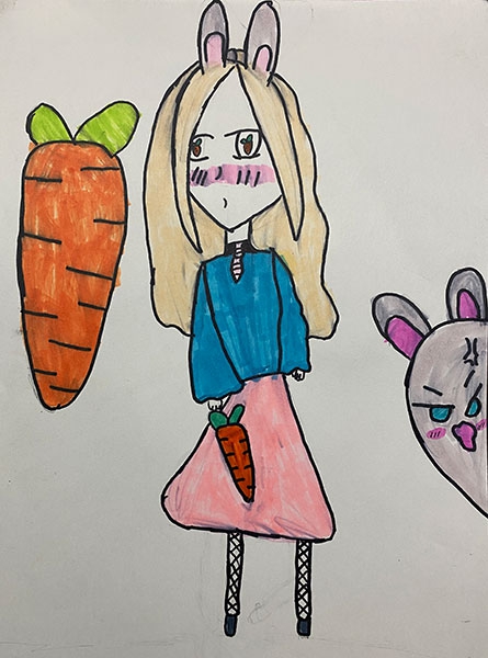 Конкурс нарисуй кролика в стиле, Лаврентьева Юлия
