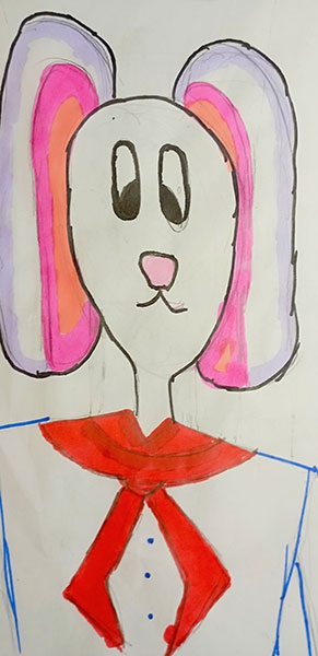 Конкурс нарисуй кролика в стиле аниме, Миннибаев Дима