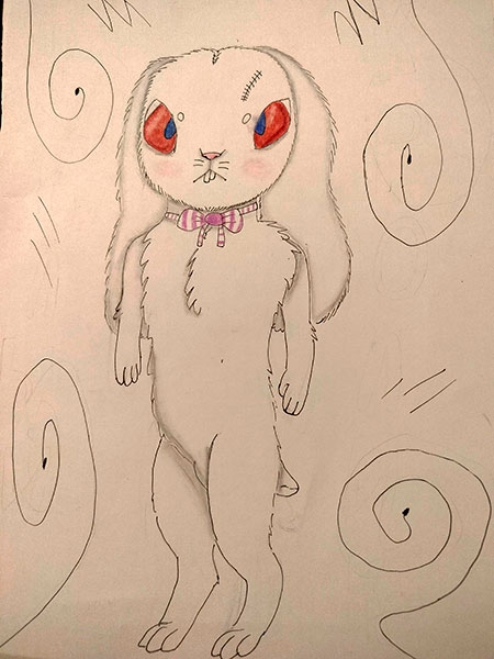 Конкурс нарисуй кролика в стиле аниме, Мошкова Вера