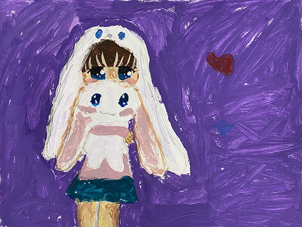 Конкурс нарисуй кролика в стиле, Наханькова Альмира