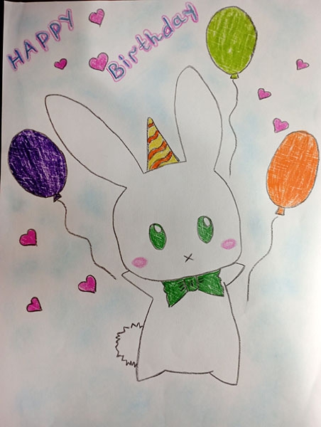 Конкурс нарисуй кролика в стиле, Позднякова Евангелина