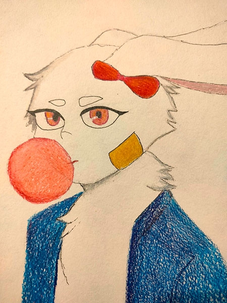 Конкурс нарисуй кролика в стиле аниме, Шевлякова Елена