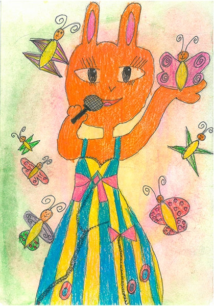 Конкурс нарисуй кролика в стиле аниме, Терякова Варя