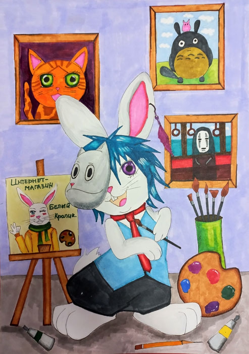 Конкурс Нарисуй Кролика в стиле аниме