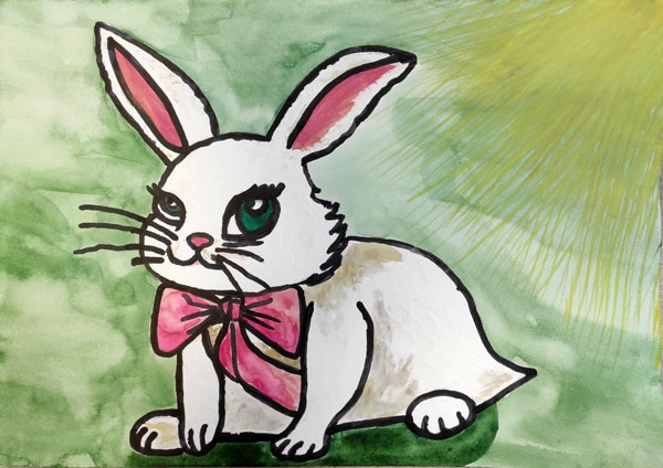 Конкурс Нарисуй Кролика в стиле аниме