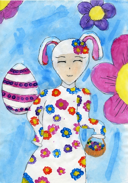 Конкурс Нарисуй Кролика в стиле аниме