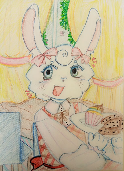 Конкурс Нарисуй Кролика в стиле аниме