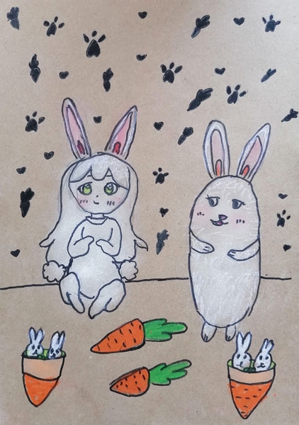 Конкурс Нарисуй Кролика в стиле аниме