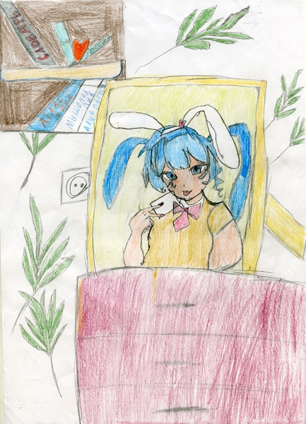 Конкурс Нарисуй Кролика в стиле аниме