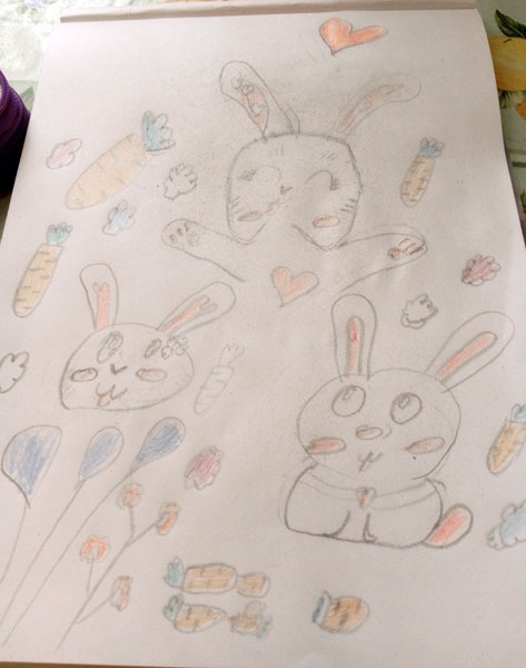 Конкурс Нарисуй Кролика в стиле аниме, Халиканова Амина