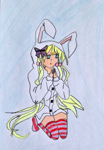 Конкурс Нарисуй Кролика в стиле аниме, Бодачевская Софья