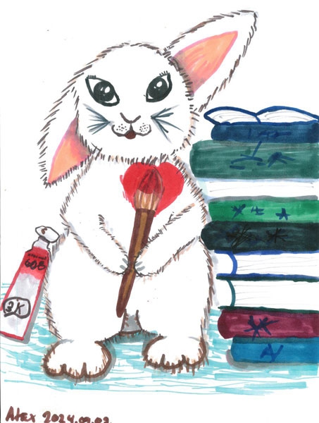 Конкурс Нарисуй Кролика в стиле аниме,