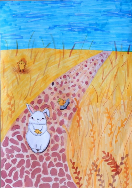 Конкурс Нарисуй Кролика в стиле аниме,