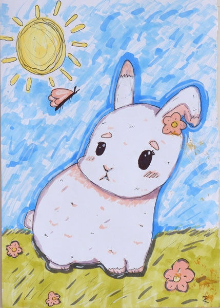 Конкурс Нарисуй Кролика в стиле аниме,