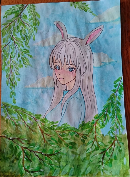 Конкурс Нарисуй Кролика в стиле аниме, Слезкин Арсений