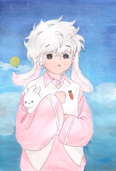 Конкурс Нарисуй Кролика в стиле аниме, Тумали Алена