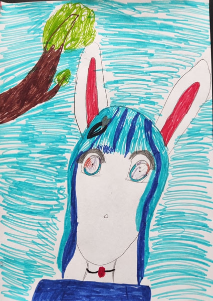 Конкурс Нарисуй Кролика в стиле аниме, Ковалевская Маша