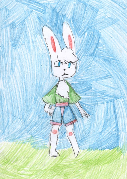 Конкурс Нарисуй Кролика в стиле аниме, Покровская Екатерина
