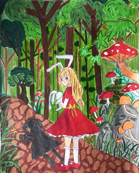 Конкурс Нарисуй Кролика в стиле аниме, Виктория Помогаева